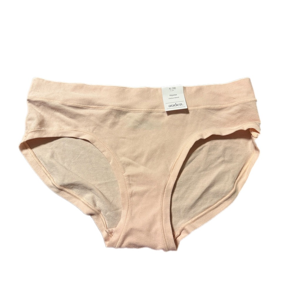 Auden‎ Women's Pink Cotton Blend Hipster Panty Underwear XL